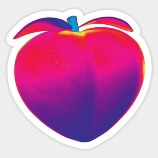 Peach Sticker